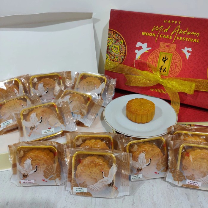 

T20R Mooncake Demillie - Tanpa Telur Asin - Pandan Ht501Gr