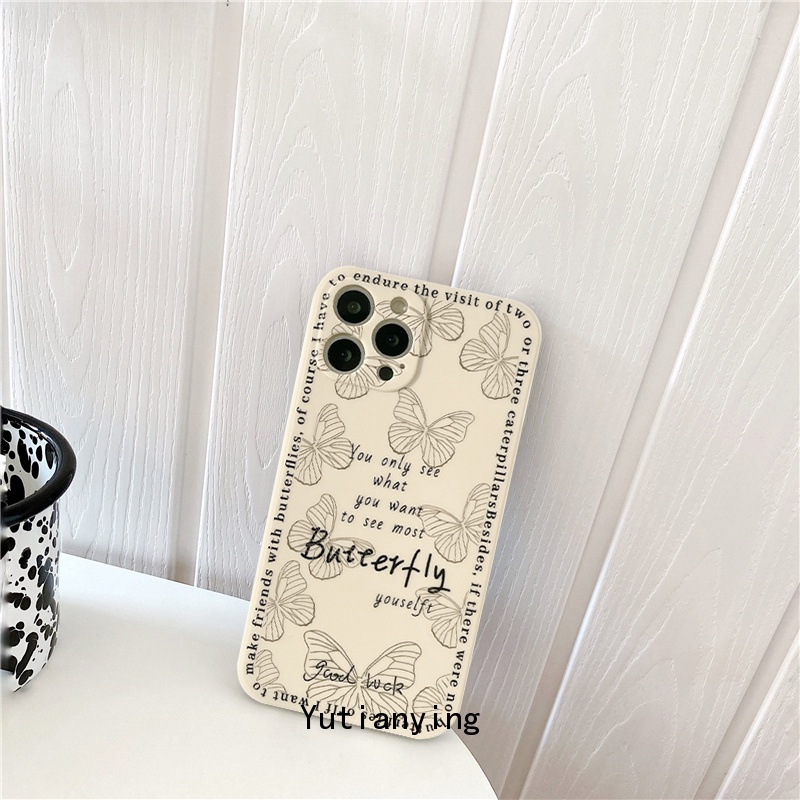 Butterfly Case Motif Kupu-Kupu Untuk Vivo Y11 Y20s G Y20 Y12 Y15S Y15A Y21S Y21 2021 Y33S Y17 Y15 Y50 Y30 Y53 Y91C Y95 Y12i Y12S