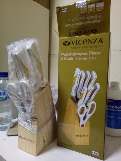 Pisau Set Keramik Vicenza V-919k V 919k