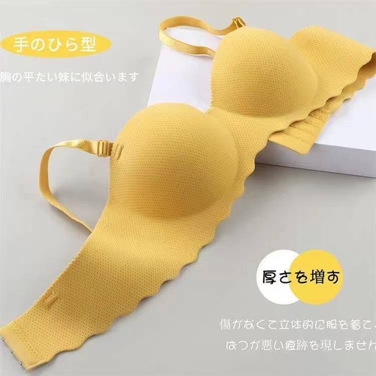 Summer bra push up light and small chest gathered comfort simple bh-3
