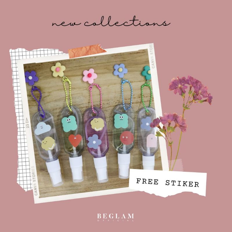 Hand Sanitizer Spray 50ml / Hand Sanitizer Gantung / Hand Sanitizer Lucu / Botol Spray