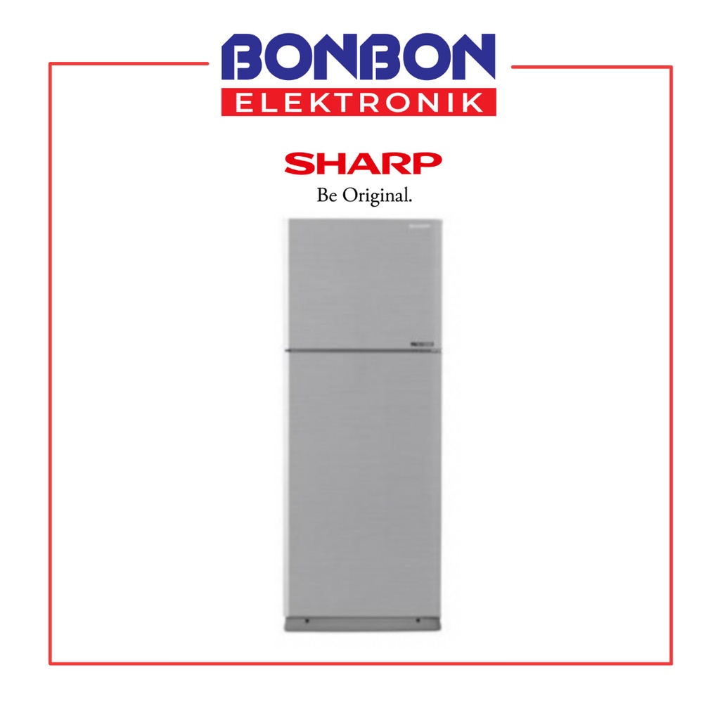 Sharp Kulkas 2 Pintu SJ-IG570M-SL / SJIG 570 MSL Grand Vetro Series