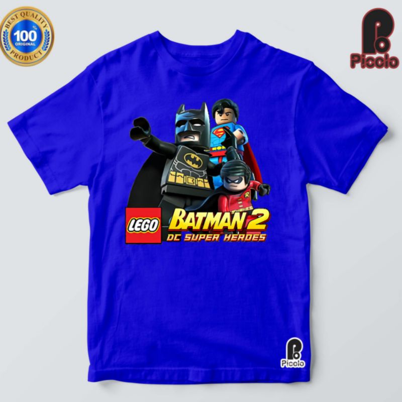 baju kaos anak lego karakter batmen bahan premium