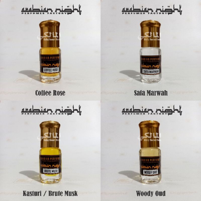 Parfum Arab Arabian Night 3ml 100% Original