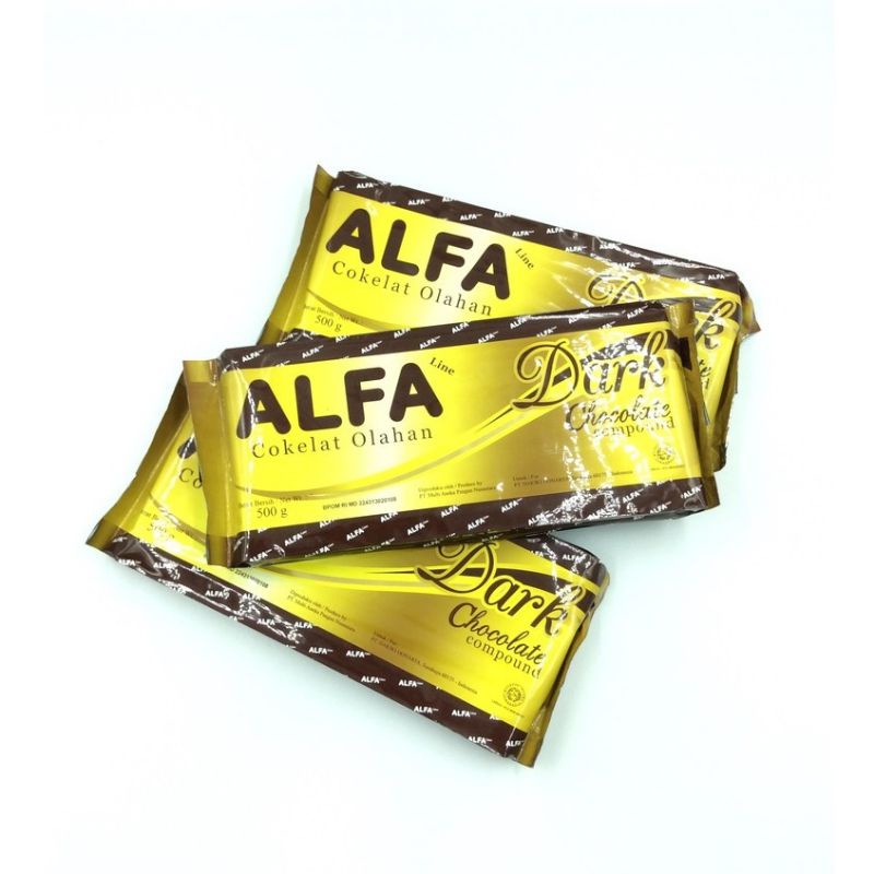 

Coklat Alfa Dark Chocolate / Coklat Batang Alfa 500gr