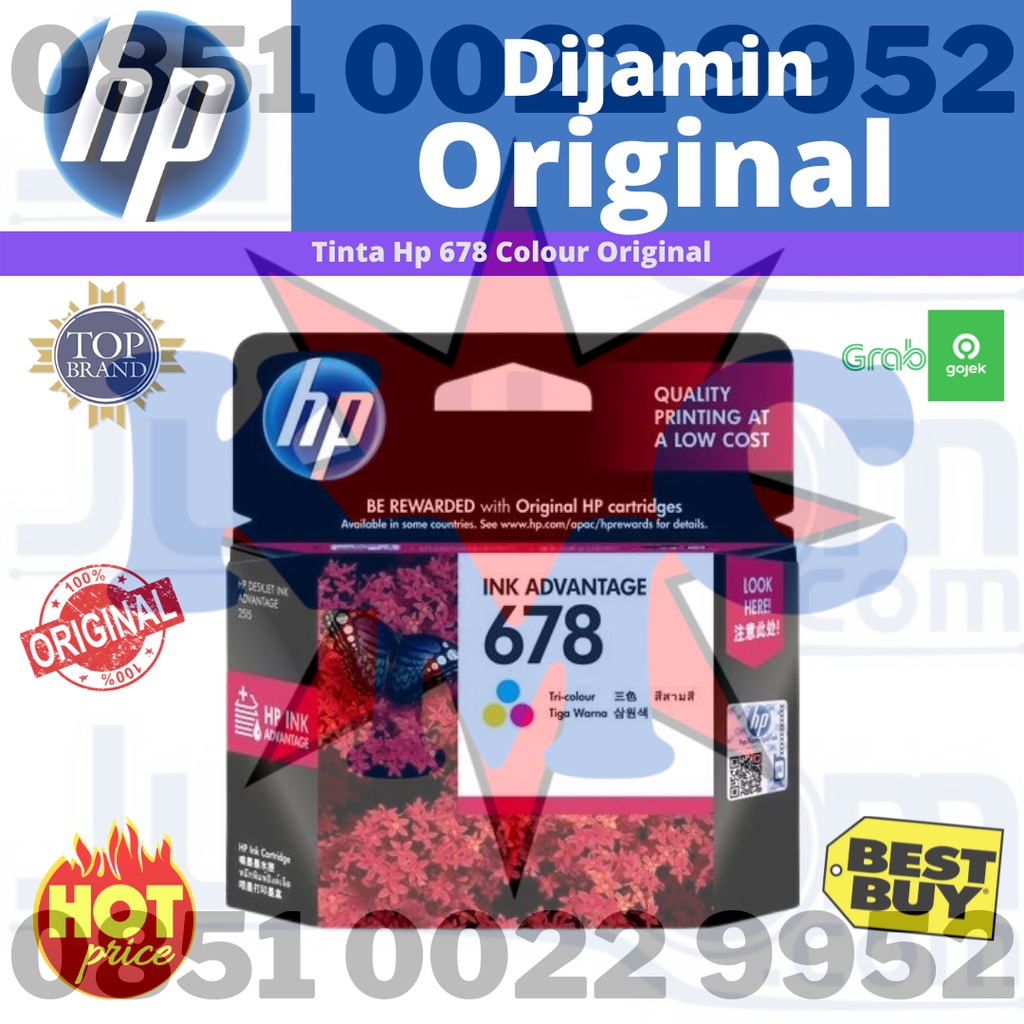 HP Tinta 678 Colour Original