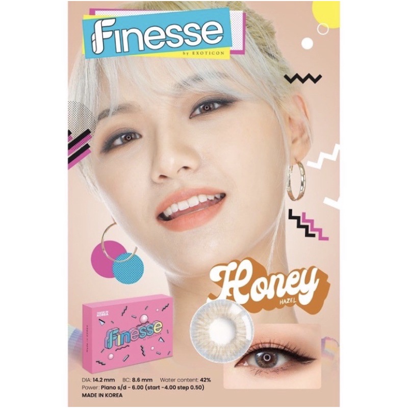 Softlens Finesse by Exoticon Minus (3,00 - 6,00) Dia 14,2mm