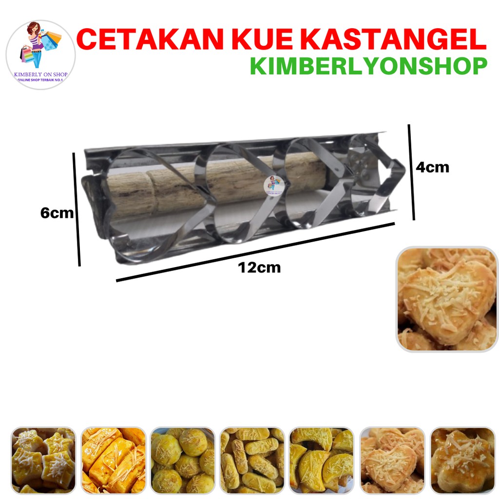 Kimberlyonshop Cetakan Kue Kering Kastangel Nastar Cookies