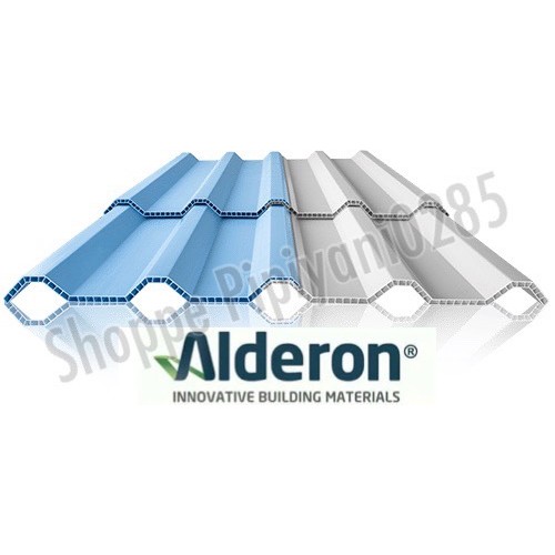 Alderon Upvc R830 Thinwall Corrugated Translucent transparan 10mm