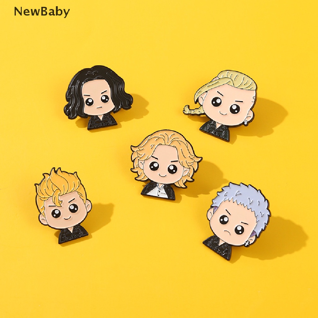 Newbaby Bros Pin Enamel Desain Kartun Anime Lucu