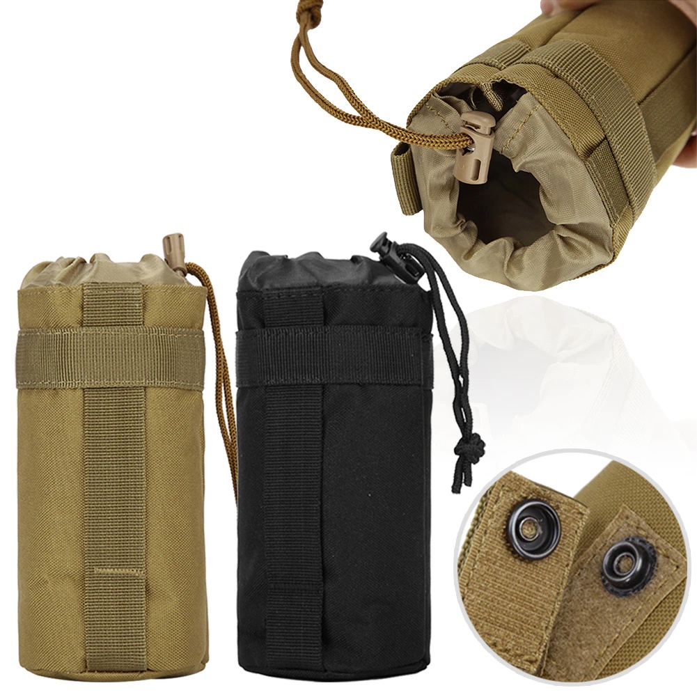 YGRETTE - TAS BOTOL TRAVEL PORTABLE BOTTLE BAG POUCH MILITARY TACTICAL CAMPING HIKING CYCLING