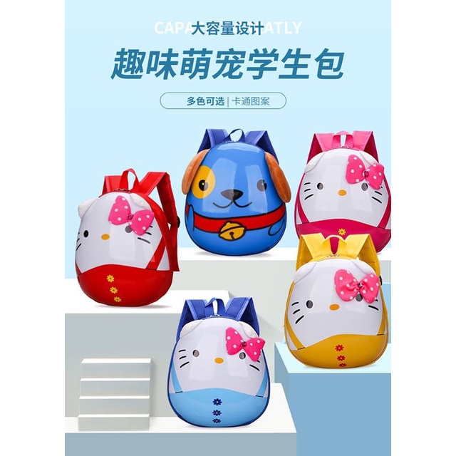 [Jualsemua18]Ransel Backpack Hello kitty and Dog yang lucu dan imut