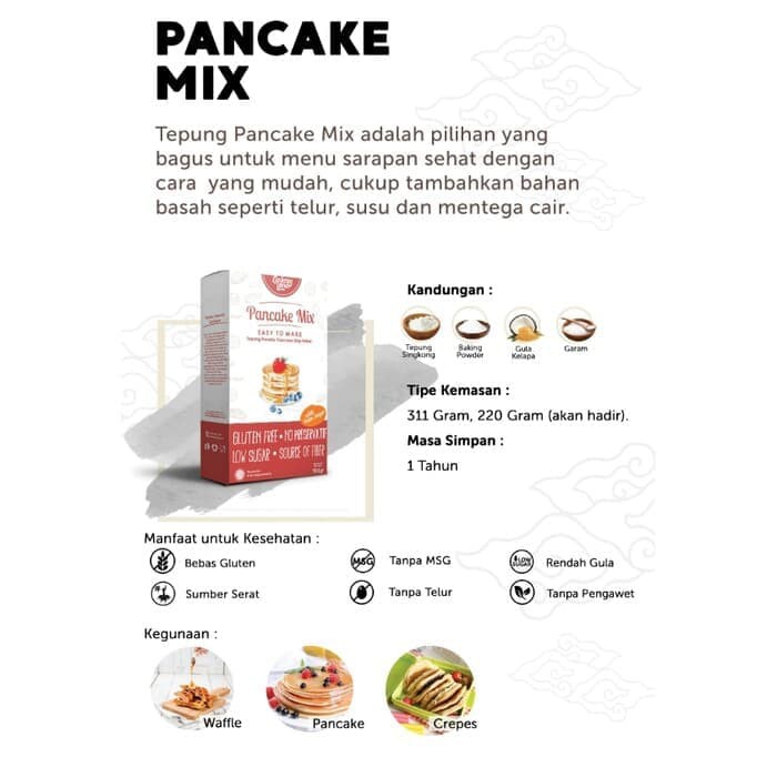 

LADANG LIMA PANCAKE MIX GLUTEN FREE