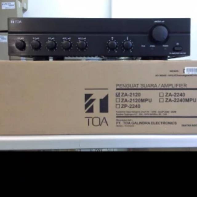 Ampli TOA ZA-2120.original.120watt.garansi resmi TOA.