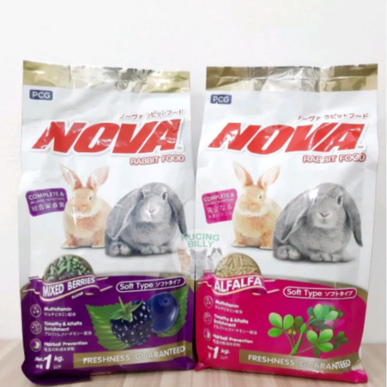 Nova 1kg - Makanan kelinci