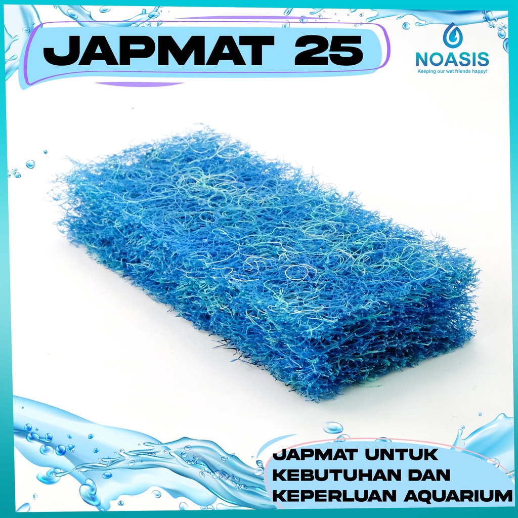 JAPMAT ORIGINAL MEDIA FILTER KOLAM AQUARIUM JAPMAT 25CM X 10CM X 3.8CM