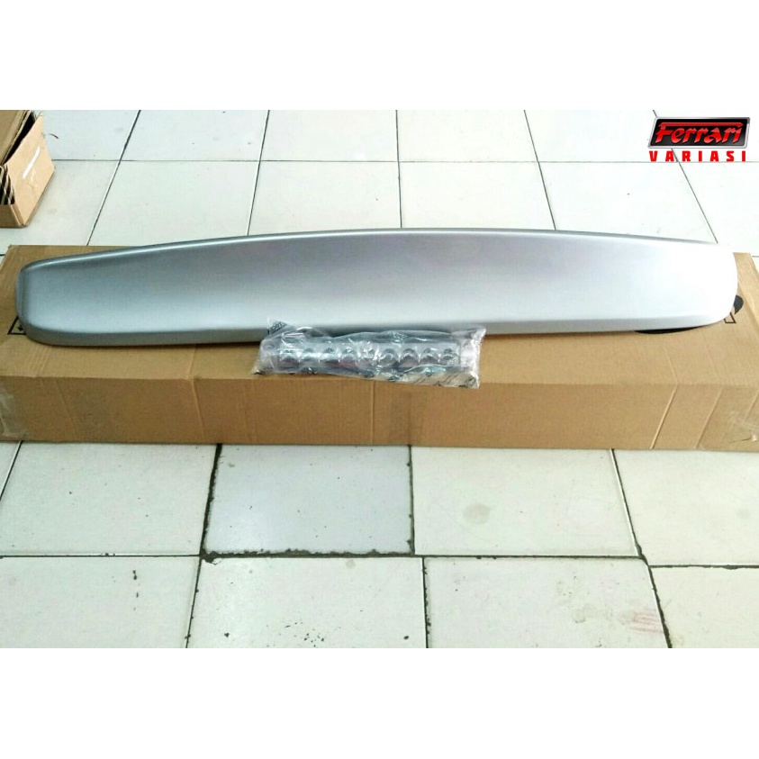 Spoiler aksesoris mobil isuzu panther - silver