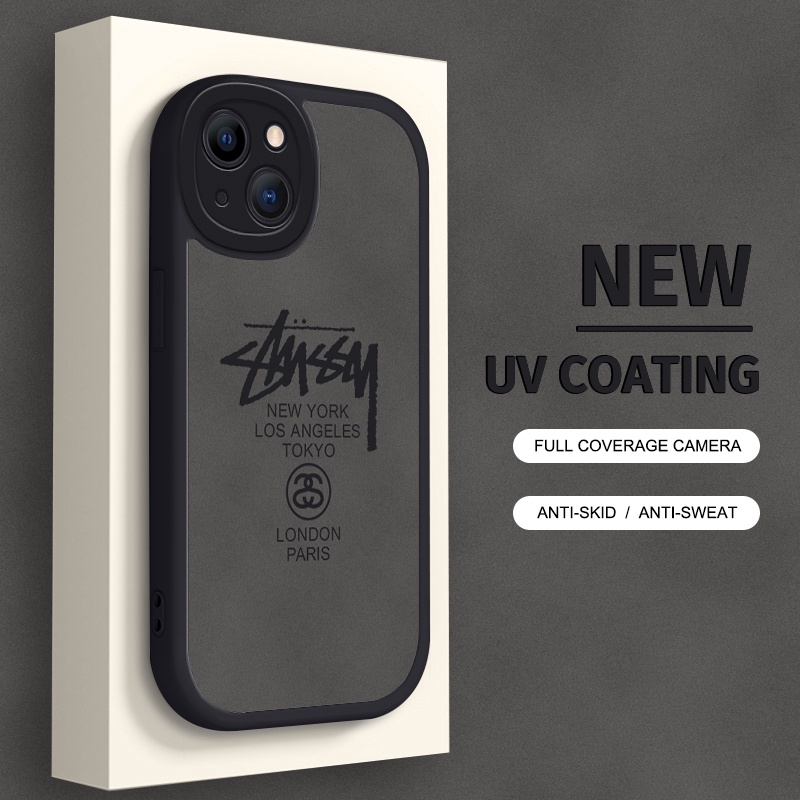 Soft Case Desain Brand Untuk iPhone 6 7 8 Plus X XR Xs 11 Pro Max 13 12