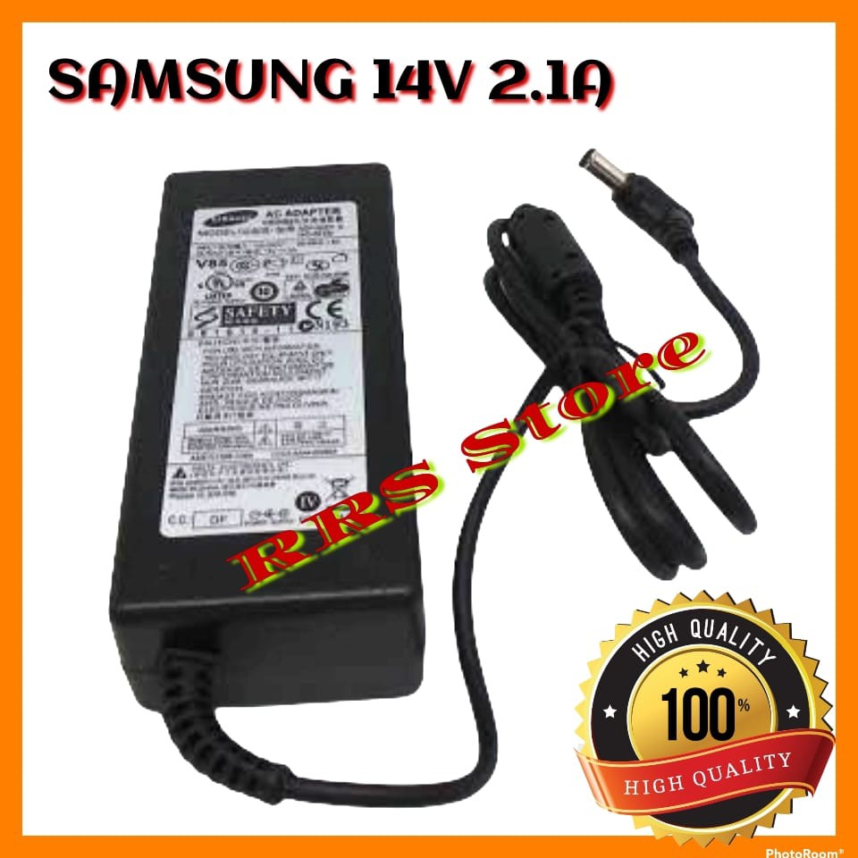 Adaptor Monitor Samsung 14V 2.1A Charger Monitor BX1931N BX2231 S19A100N (SA100)  S19A300B (SA300) S19B150B S19B150N S19B300 S19B300B