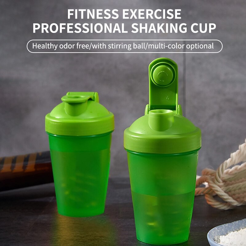 Serbagrosirmurah Botol Shaker Neon Gym Bottle Tumbler Fitnes Susu Bubuk BPA Free ABS Shaker