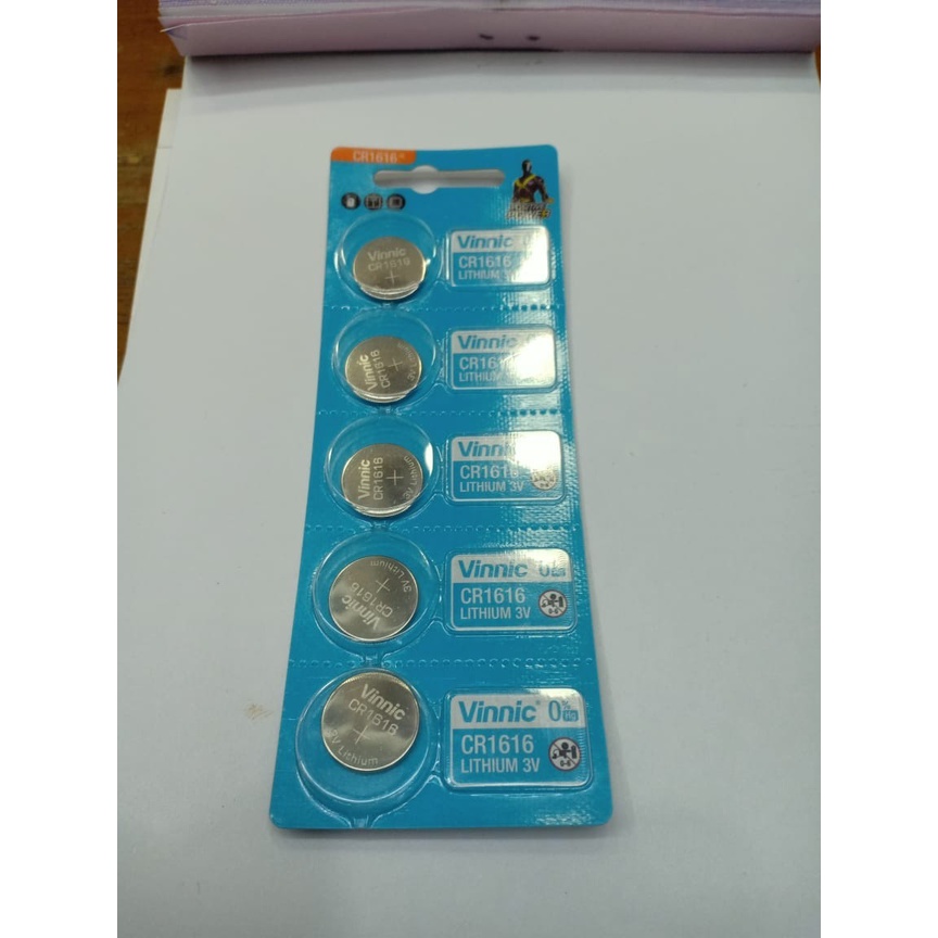 Baterai Batere Kancing Bettery VINNIC Alkaline 3V CR 1616