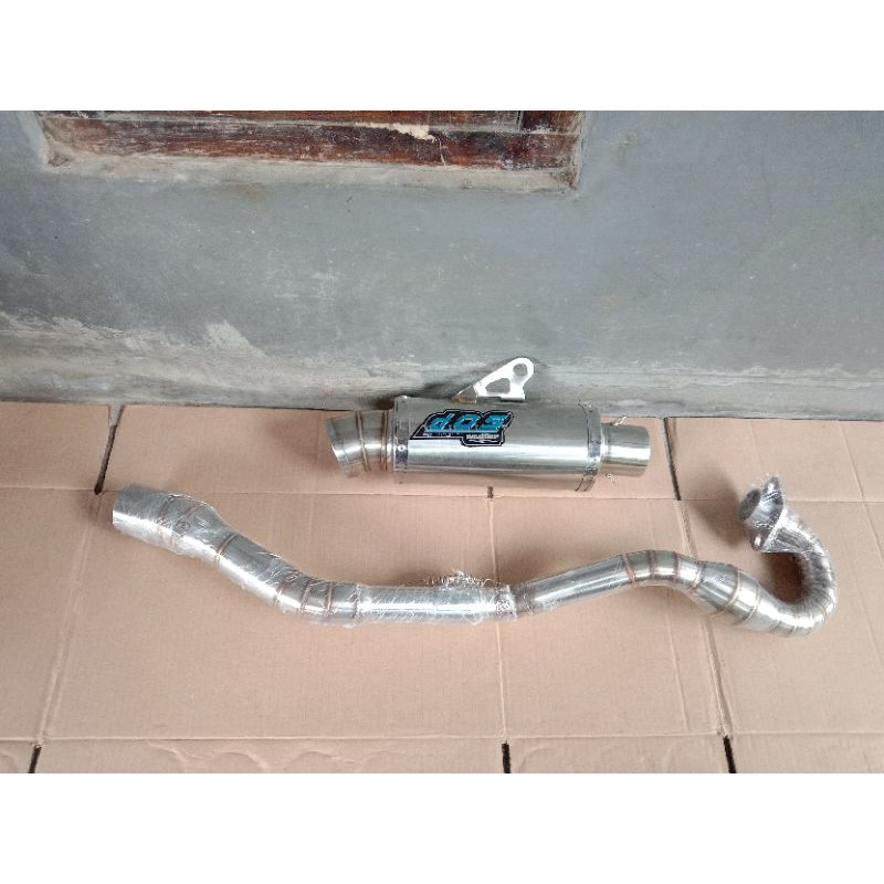 knalpot KLX crf dractaker kolong atas