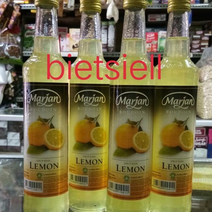 

marjan sirup lemon 460 ml 12 btl/krt (gosend/grab) | Minuman