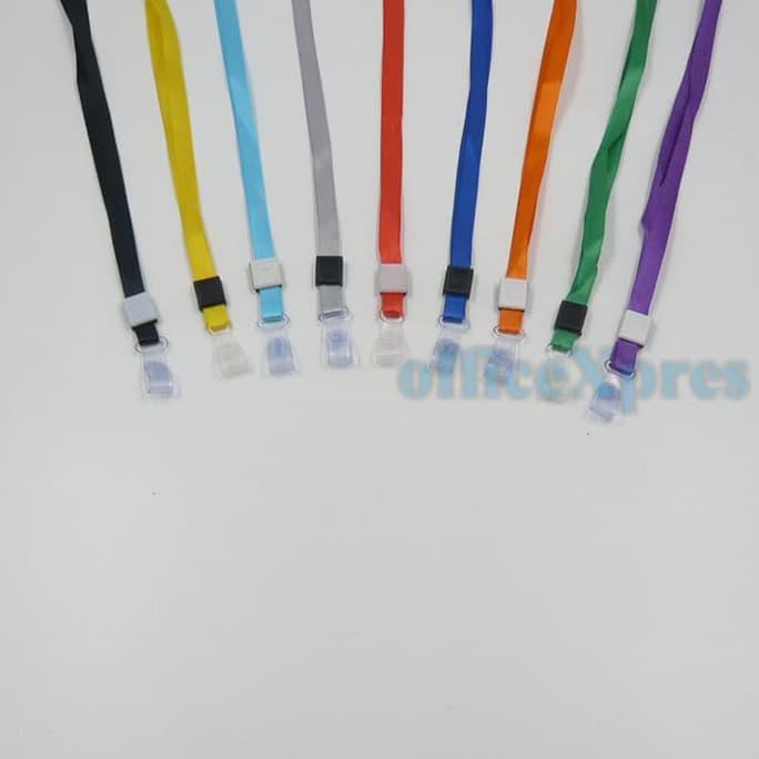 

Gantungan ID Card / Tali Badge ID Nylon Soft PVC Hook Combo
