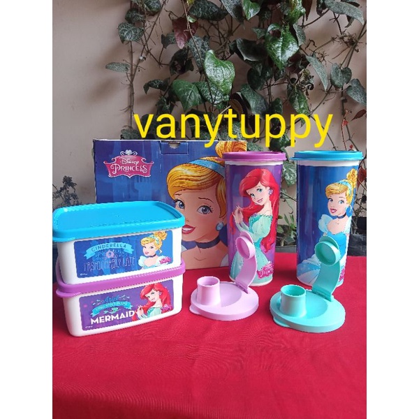 Tupperware tempat makan anak princess break time