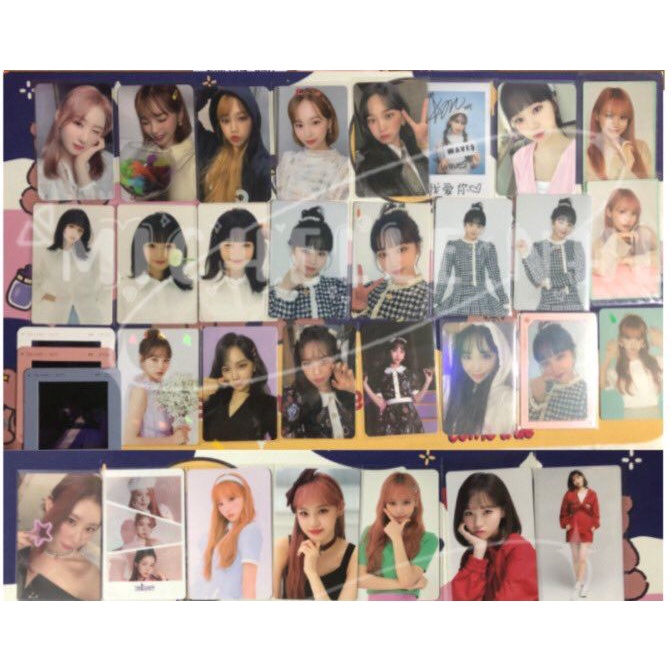 BACA DESKRIPSI Bundle Photocard Chaewon Izone Itzy Kepler IVE Waves Folded Poster Card Holder Acryli