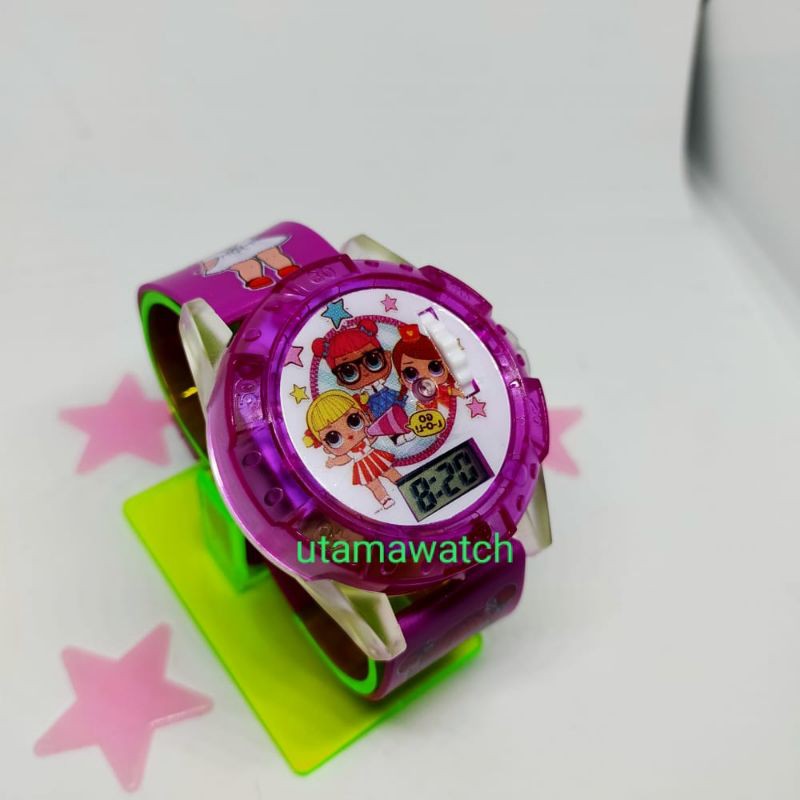 JAM TANGAN ANAK LOL  MELODI LASER