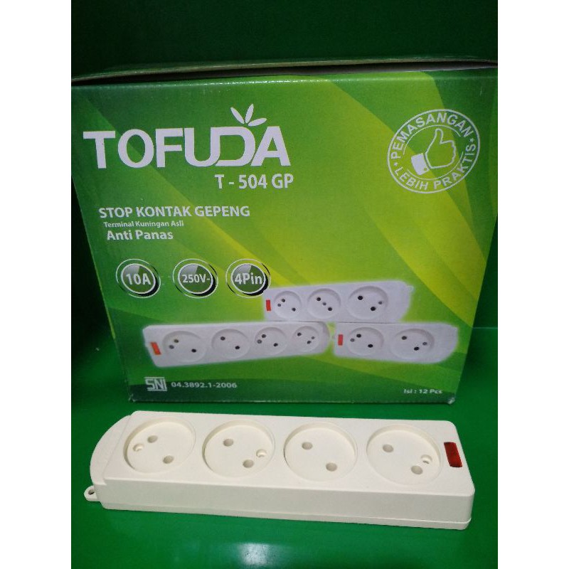 STOP KONTAK GEPENG TOFUDA 4lb &amp; 5lb