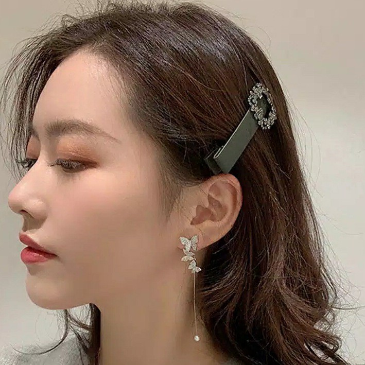 Anting Tusuk Panjang Model Kupu kupu Long Taseel Earrings Butterfly