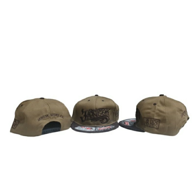 TOPI SNAPBACK JANCOK STORY BROWN