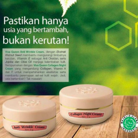 Viva Queen Anti Aging | Anti Wrinkle Collagen Night Moist Cream Ultramat