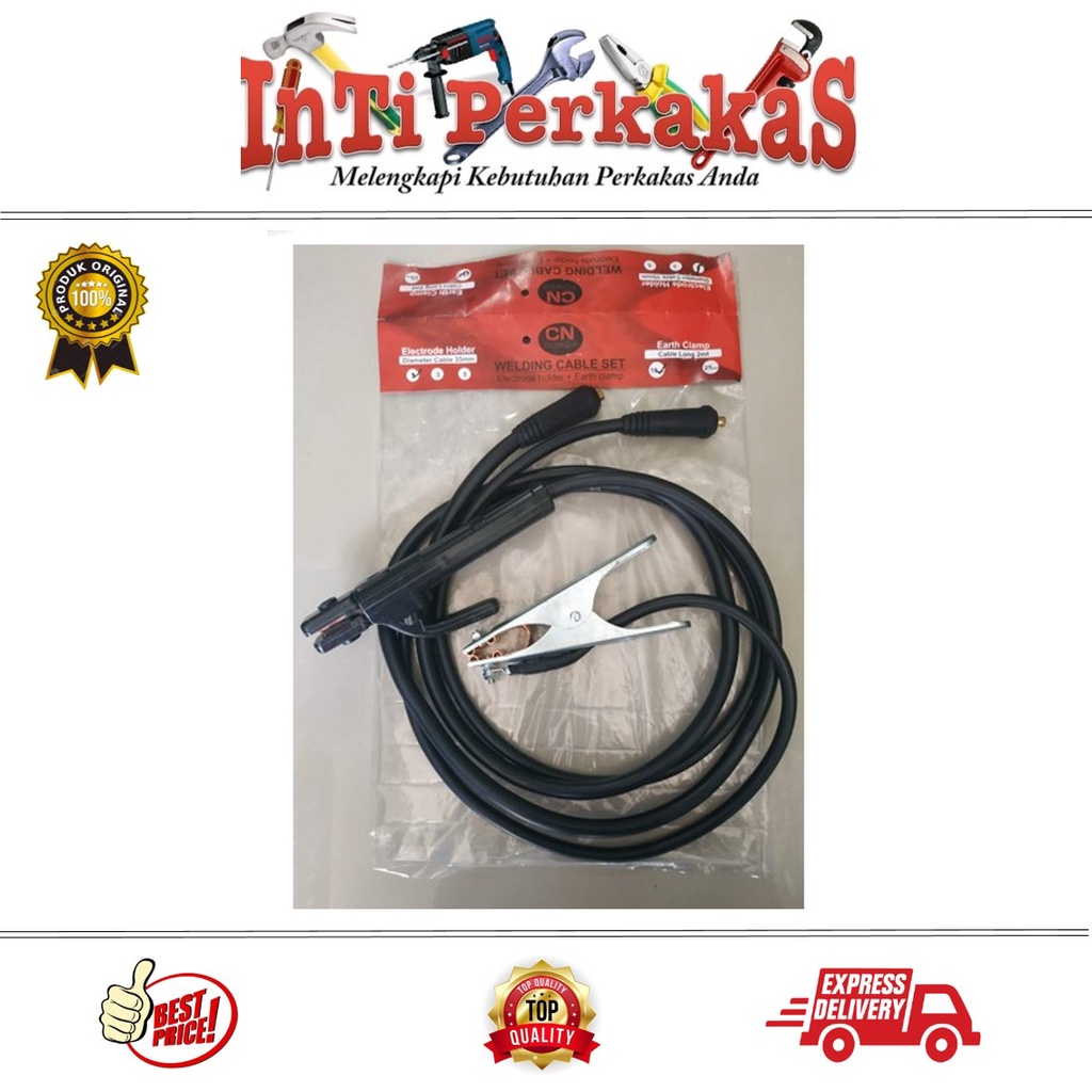 WELDING CABLE SET 2 METER KABEL LAS