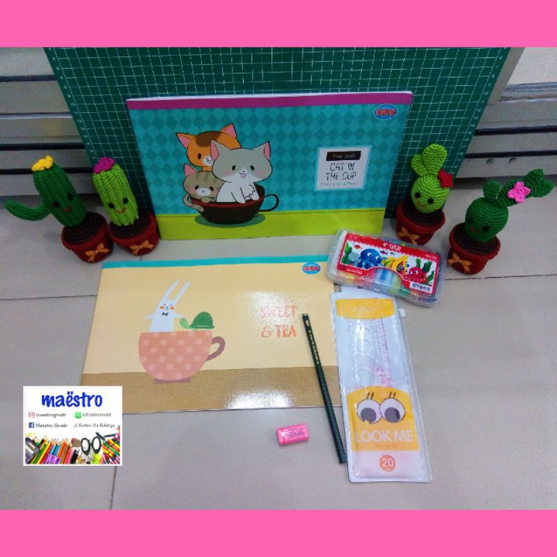 

Paket Menggambar / Paket Menggambar Murah / Crayon Titi