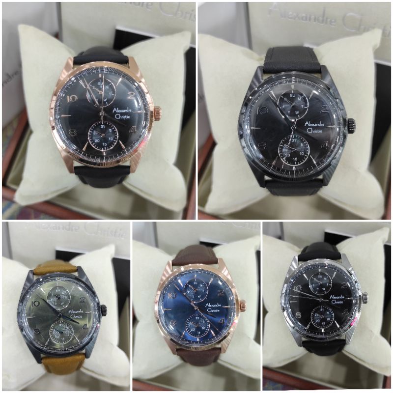 JAM TANGAN PRIA ALEXANDRE CHRISTIE AC 6579 NEW AC6579 ORIGINAL GARANSI RESMI 1 TAHUN