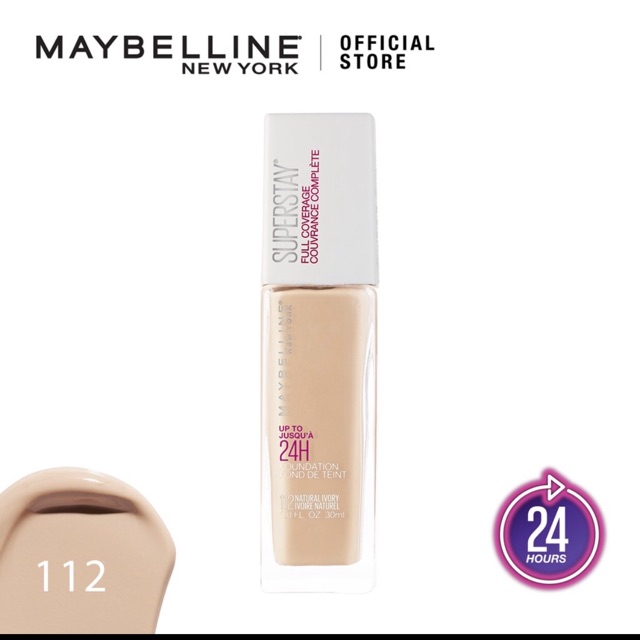 Maybelline Superstay Foundation ( Natural Ivory /112)
