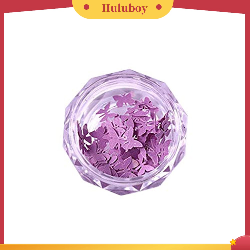 Huluboy Huluboy♡ Stiker Kupu-Kupu Mini Untuk Dekorasi Manicure DIY