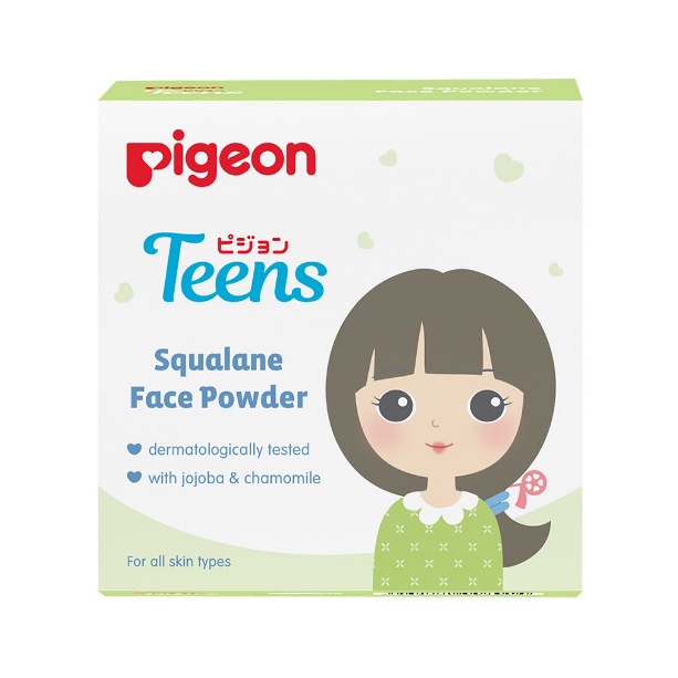 READY PIGEON TEENS squalane Face Powder 12Gr / JOJOBA CAMOMILE bedak