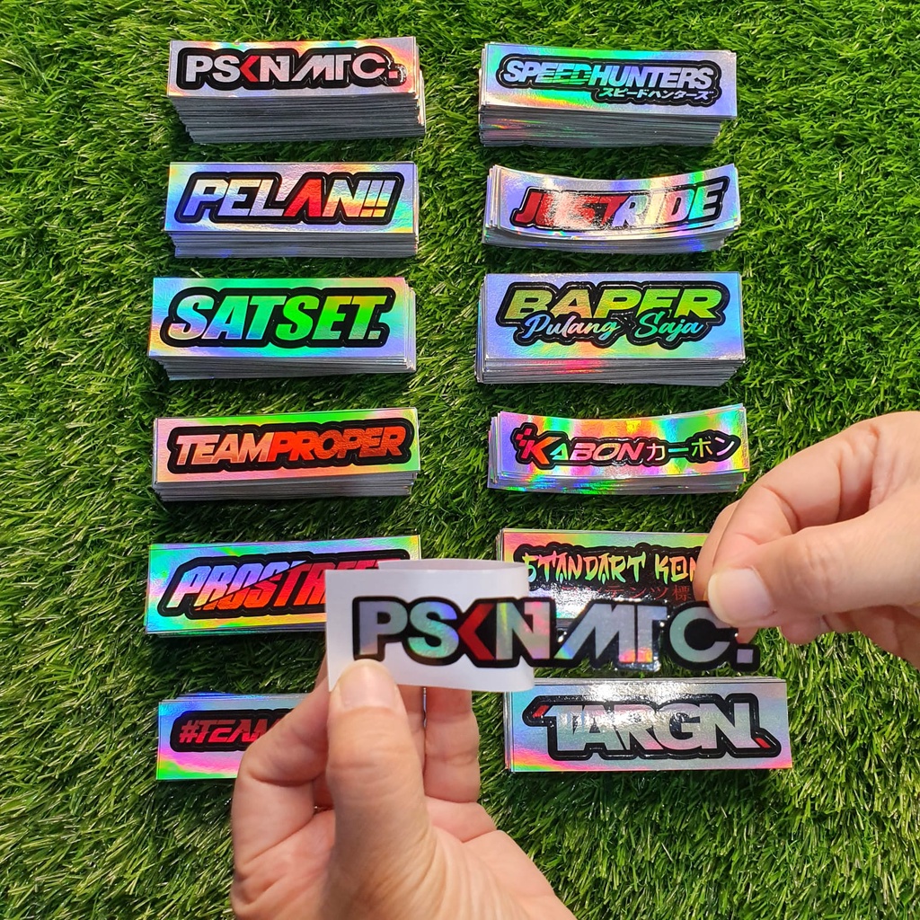 Sticker Print Racing Satuan Stiker racing terbaru / stiker motor / stiker motor