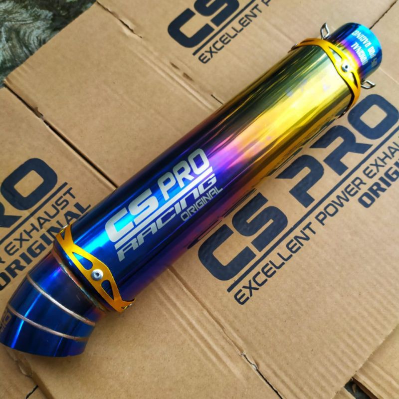 SILINCER KNALPOT CS PRO RACING ORIGINAL SILENCER CS PRO NOT WRX KOU PROLINER SC PROJECT AKRAPOVIC