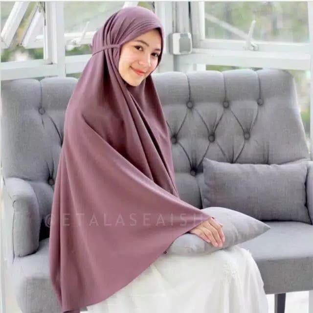 HIJAB BERGO HANNAH MARYAM JUMBO DIAMOND/ JILBAB PANJANG SYARI/ HIJAB INSTANT