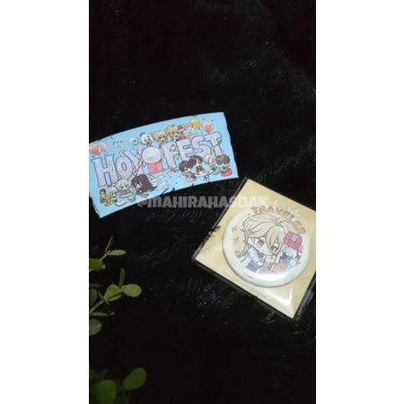 Hoyofest merch Badge Aether dan cupsleeve