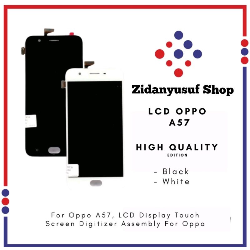 LCD TOUCHSCREEN OPPO A57 FULLSET ORIGINAL