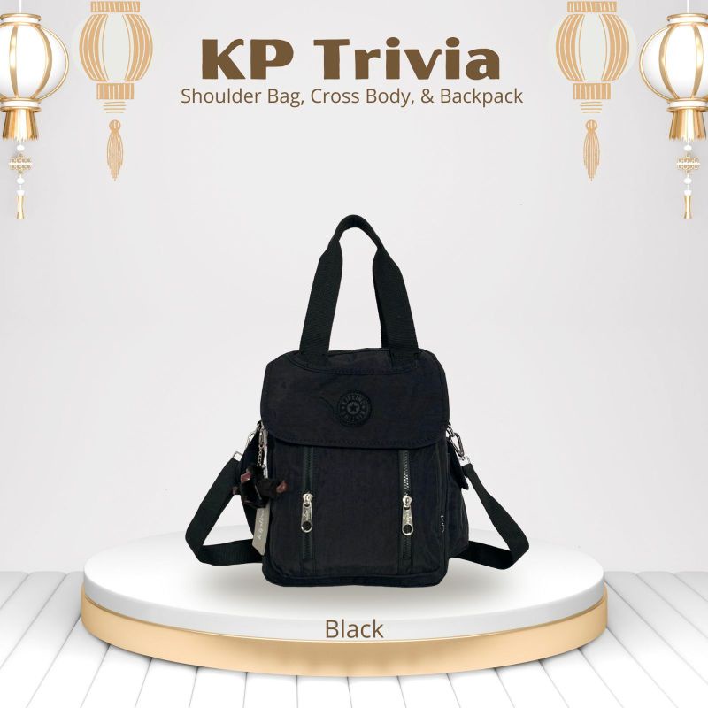 Tas wanita selempang ransel kp trivia import waterproof cyutebags