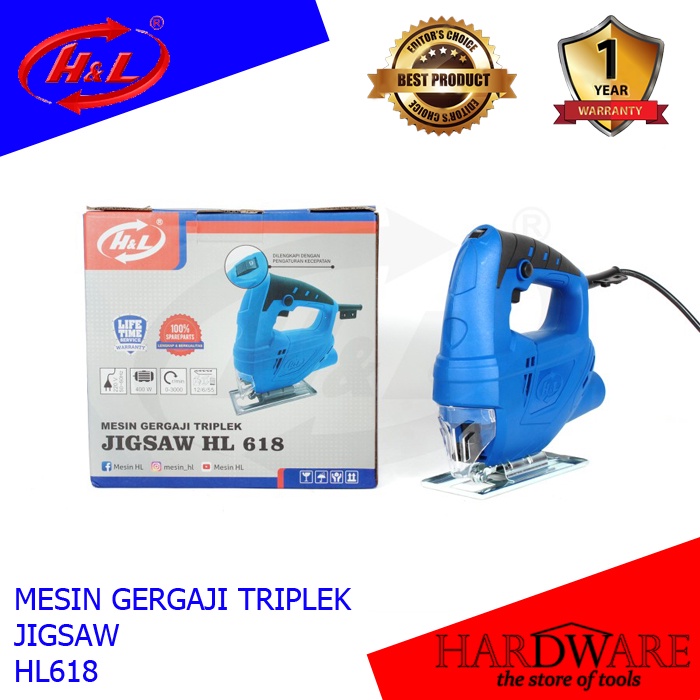 HL Mesin Gergaji Triplek / Jigsaw HL 618