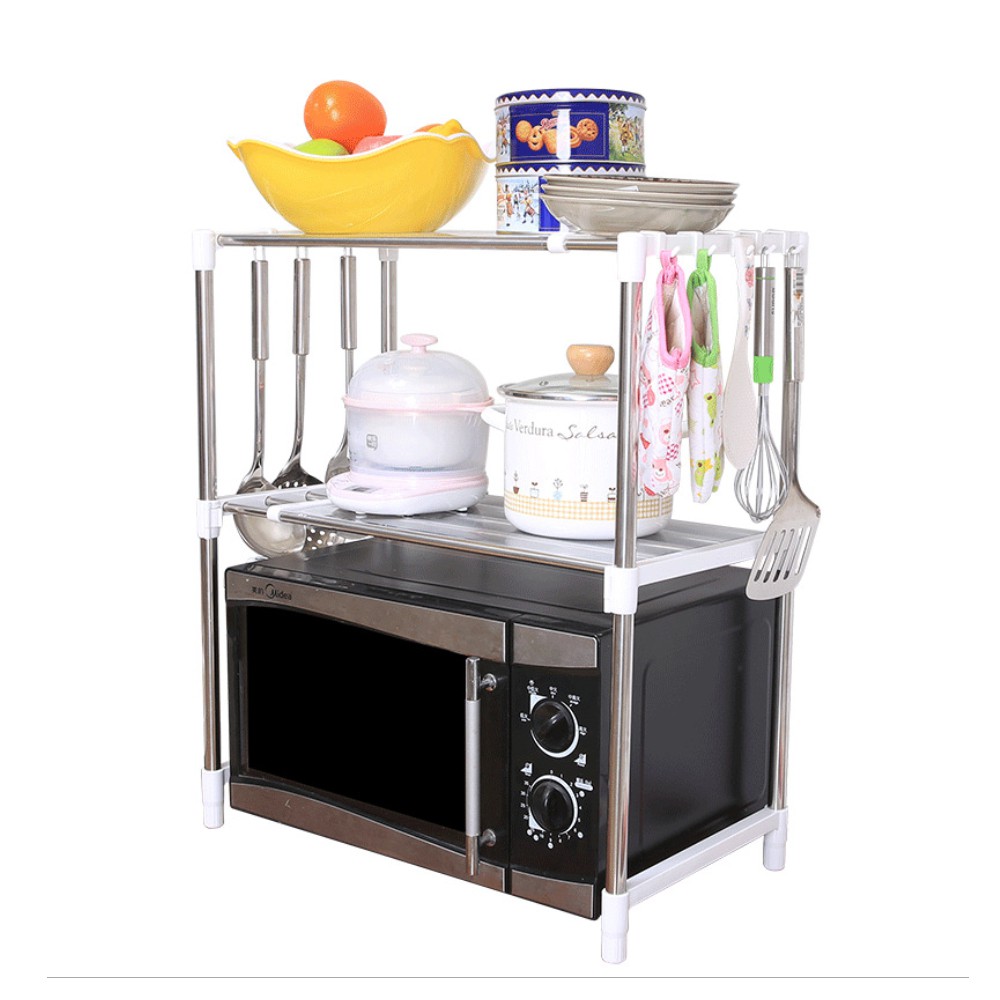 HOVELSHOP Microwave Storage Rack / Rak portable serbaguna 2 susun