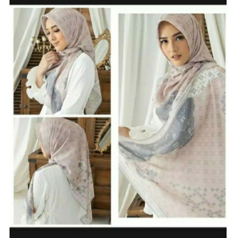 Hijab Segi Empat Asa Scarf Aksara By Wearing Klamby Kw/Kerudung wearing Klamby/Syaqilaollshop